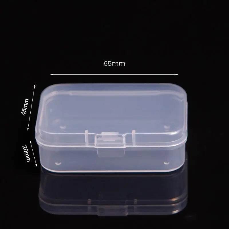 Mini Plastic Box Rectangular Box Translucent Box Packing Box Storage Box Dustproof Solid Strong Jewelry Storage Case Container - P12 Hub Europe
