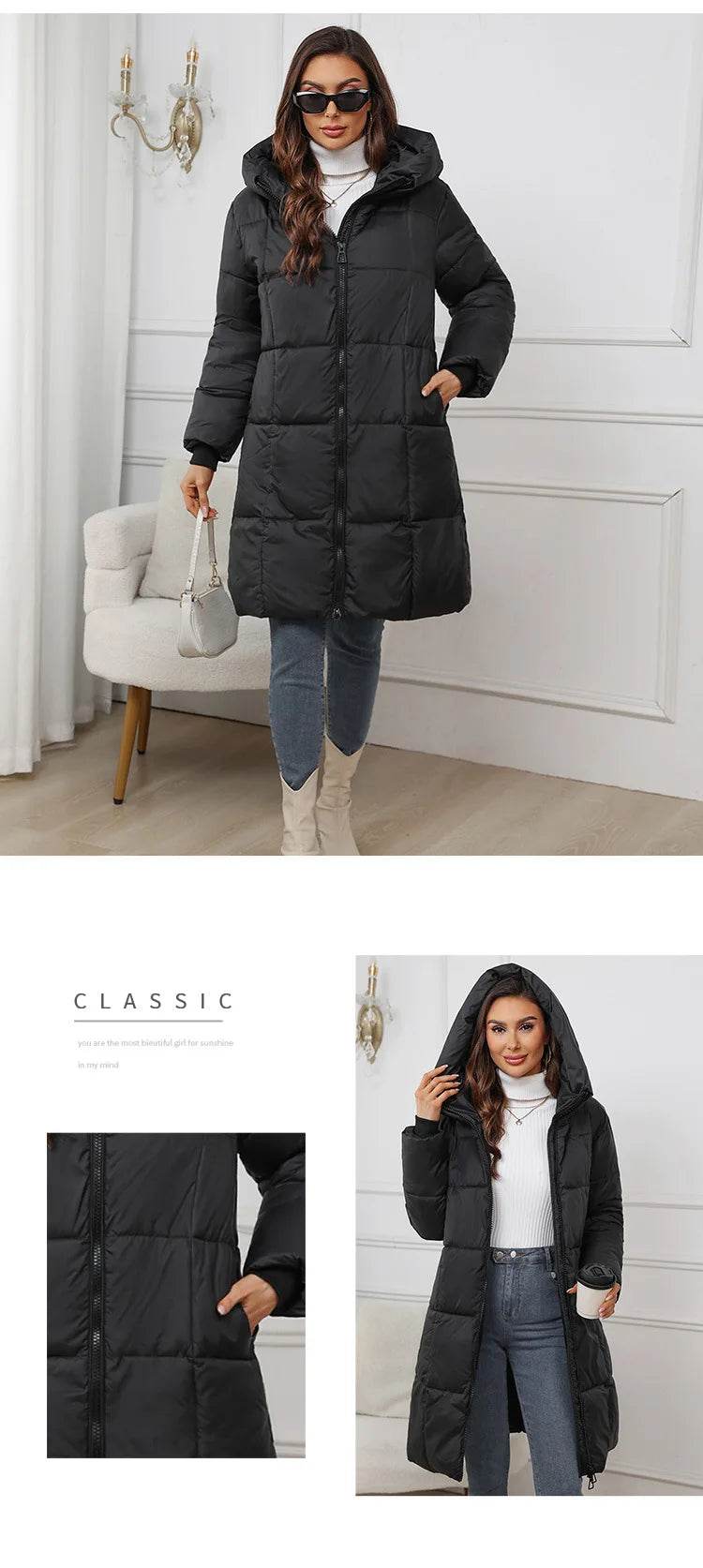 Long Down Cotton Parka - P12 Hub Europe