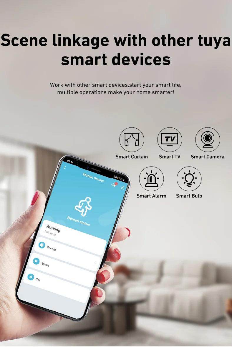 Sensor Motion Tuya PIR WiFi Smart - P12 Hub Europe