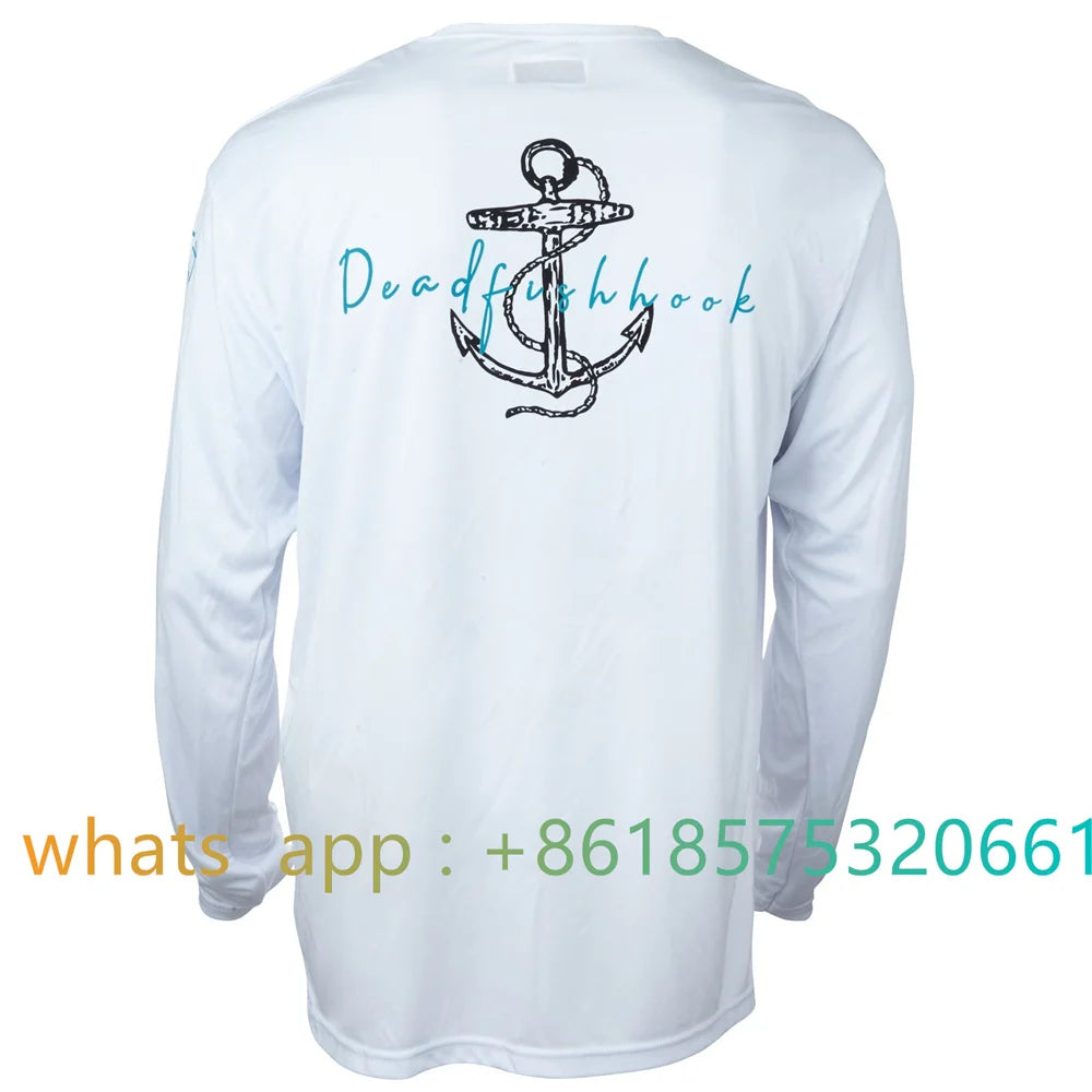 Fishing Apparel Summer Outdoor Kids Long Sleeve T-shirt Fish Wear Sun Protection Breathable Children's Angling Hiking Clothing