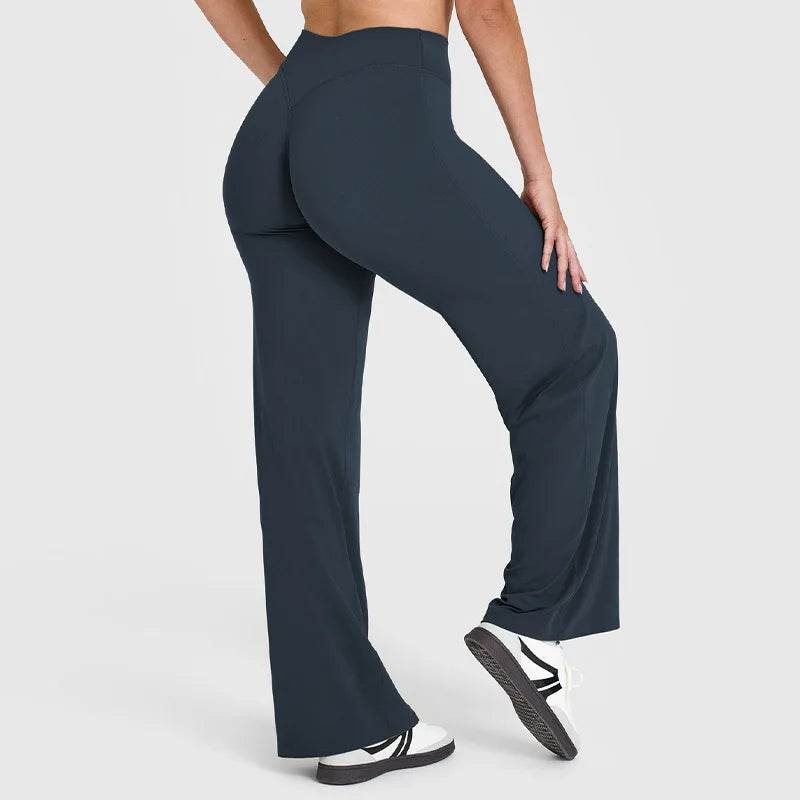 Women's Casual Straight Yoga Pants - P12 Hub Europe