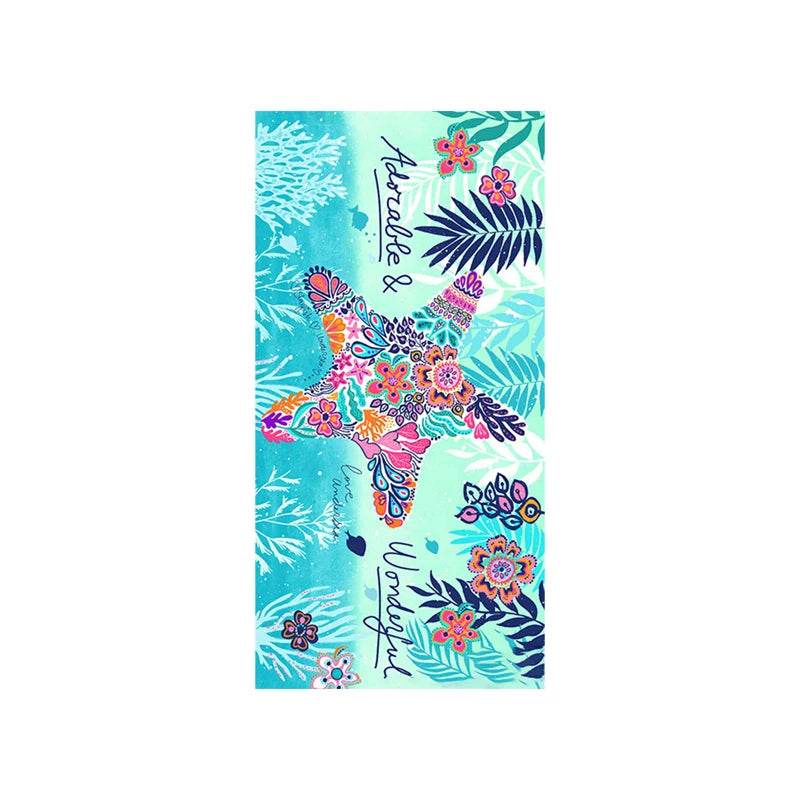 1 large-sized ocean element with increased water absorption and comfortable beach towel - P12 Hub Europe