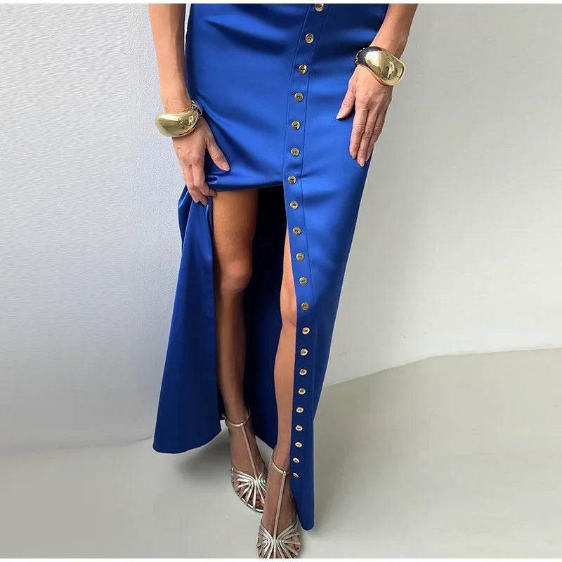 Elegant Split Skirt Crop Set - P12 Hub Europe