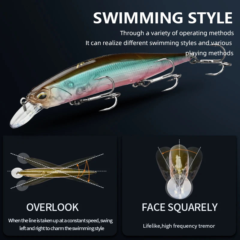 MEREDITH REALIS Jerkbait Wobbler 110mm 17g SP Fishing Lures Hard Bait Minnow Multiple Colour For professional Fishing Hook
