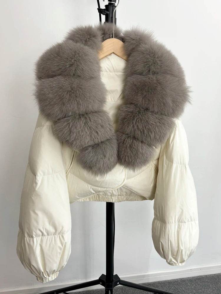 Luxury Fox Fur Down Parka - P12 Hub Europe