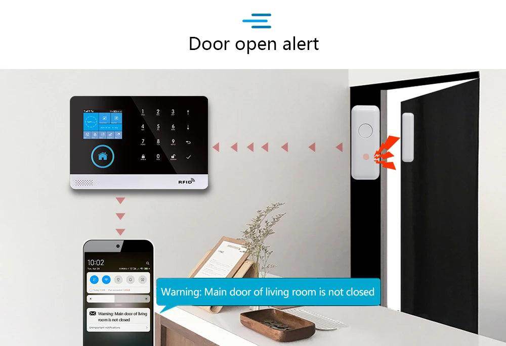 Alarm Smart Tuya WiFi 4G Home - P12 Hub Europe