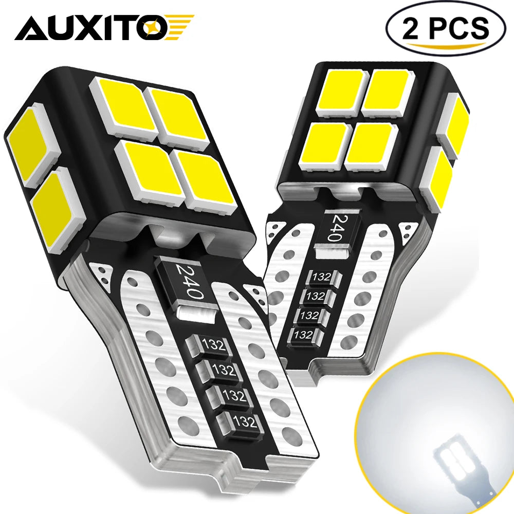 2x T10 Led Canbus W5W Car Bulbs 6000K 12V Signal Lamp Auto Clearance Parking Lights For Toyota Corolla e150 Camry 40 Auris Yaris
