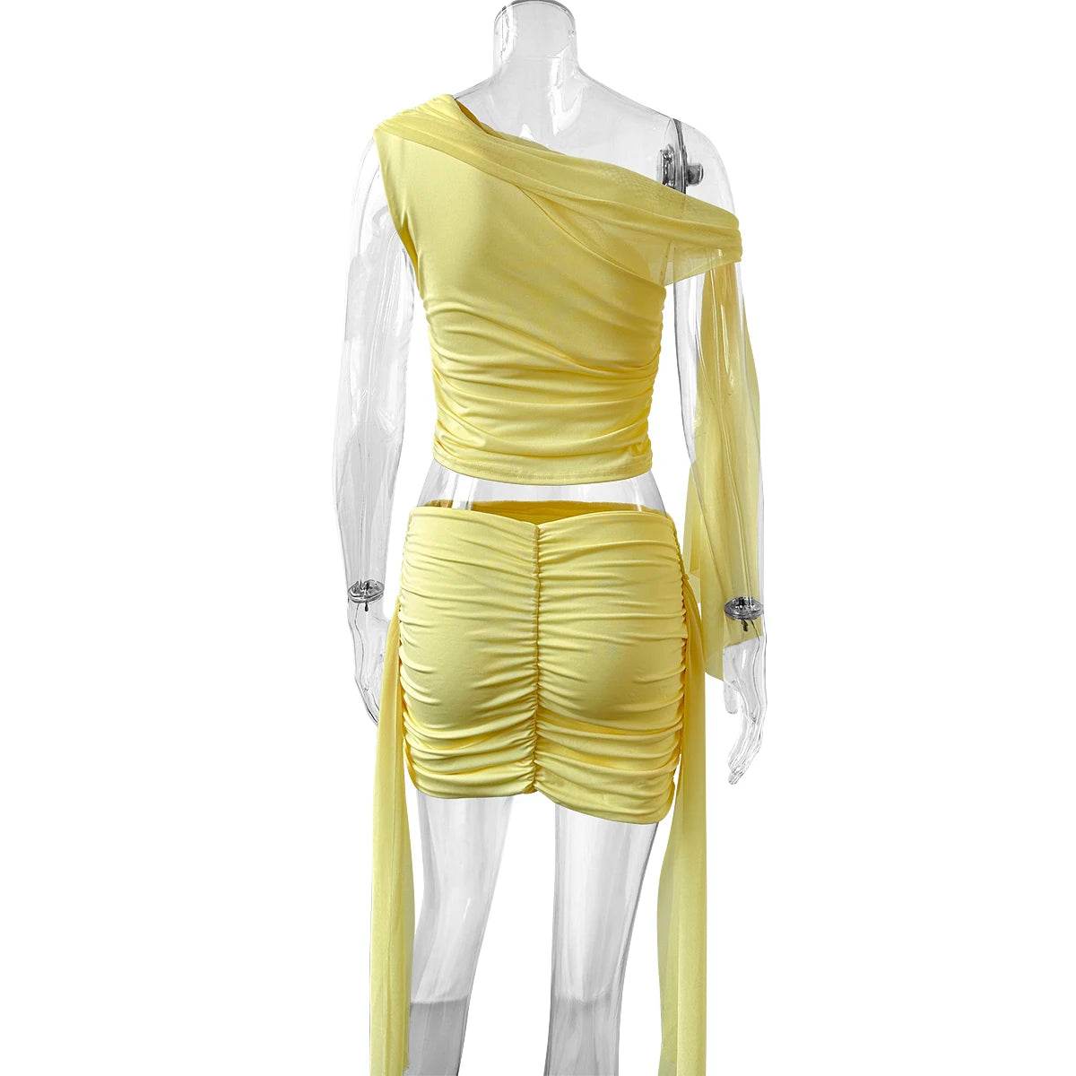 Elegant Pleated Beach Skirt Set - P12 Hub Europe