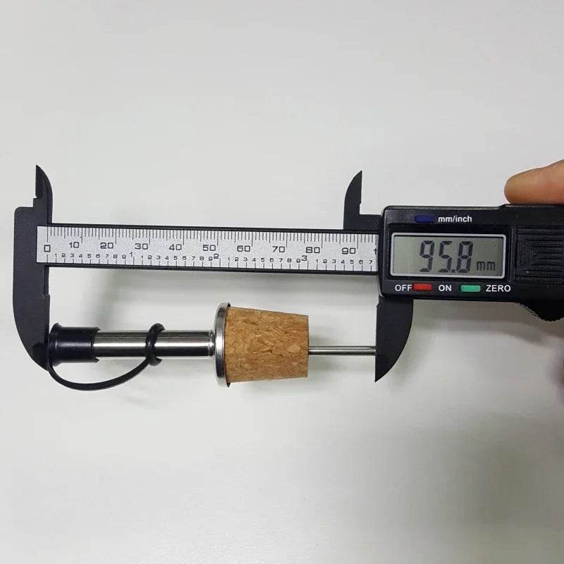 1pc Bottle Stopper Red Wine Pourer with Cap Oil Champagne Bottle wood Plug Keep Wine Freash Black Lid Pourers Bar Party Supplies - P12 Hub Europe
