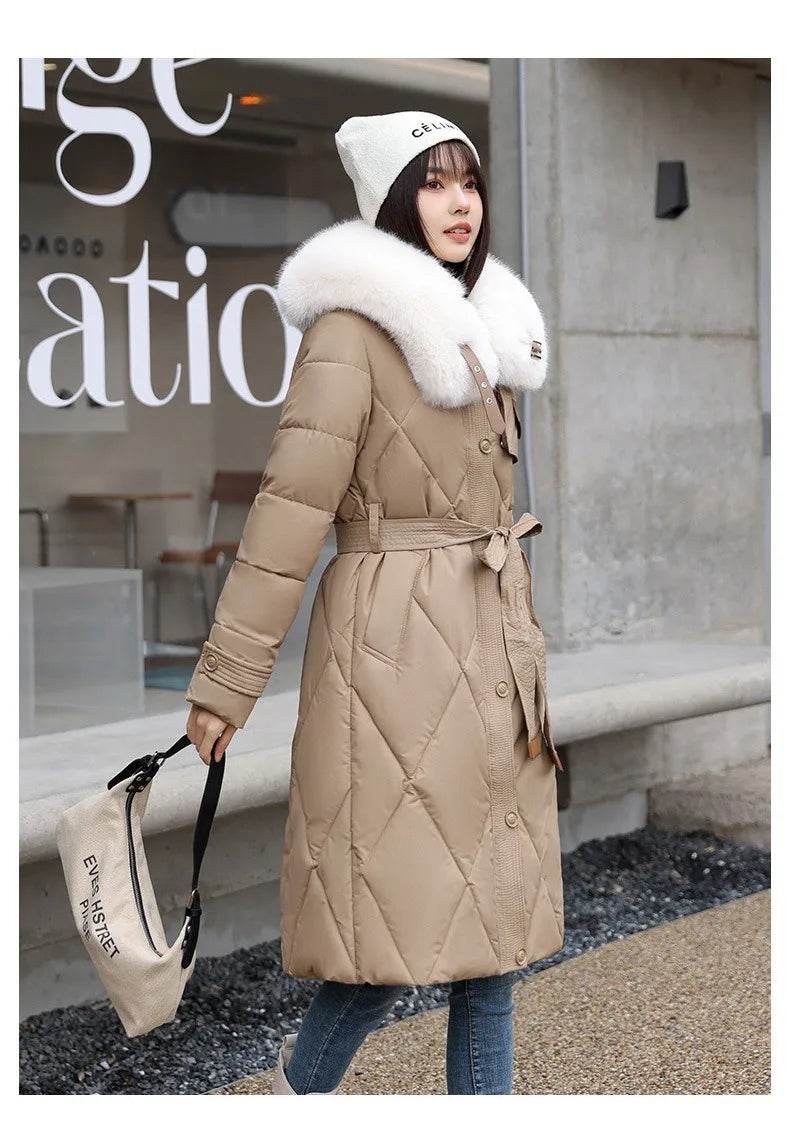 Long Slim Warm Winter Parka - P12 Hub Europe