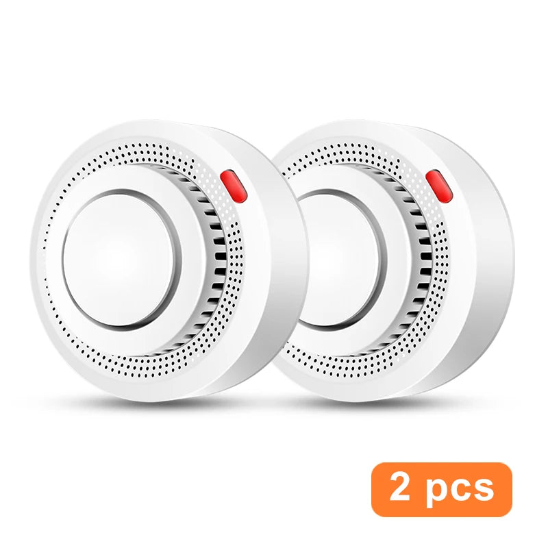 Tuya ZigBee Smart Smoke Detector Security Protection Smoke Alarm Fire Protection For Home Security System Via Smart Life App