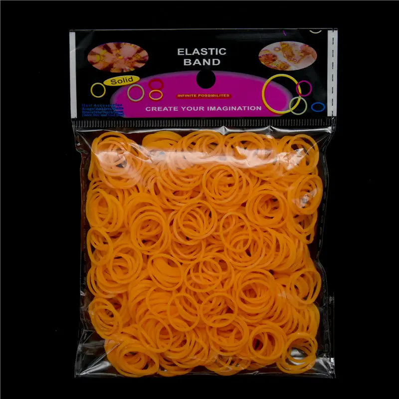 Pantone Color Western European Style Rubber Band Rainbow Knitting Machine Bracelets Loom Bands Arts & Crafts, DIY Toys