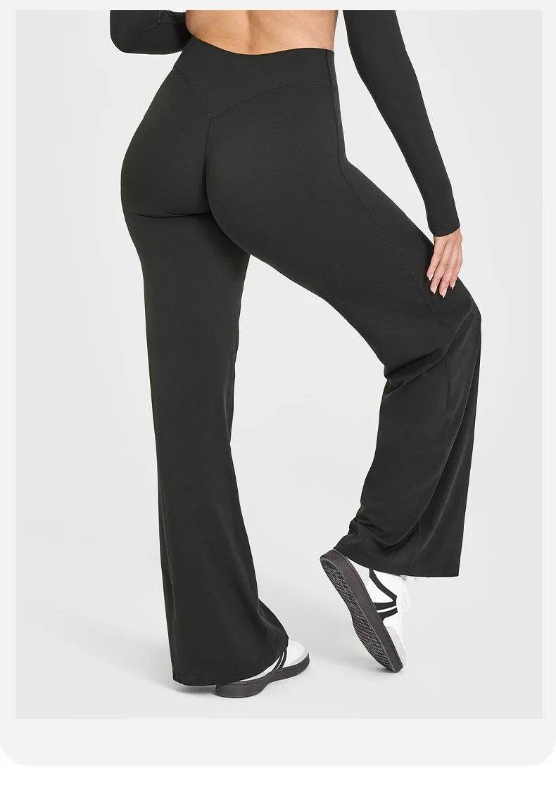 Women's Casual Straight Yoga Pants - P12 Hub Europe