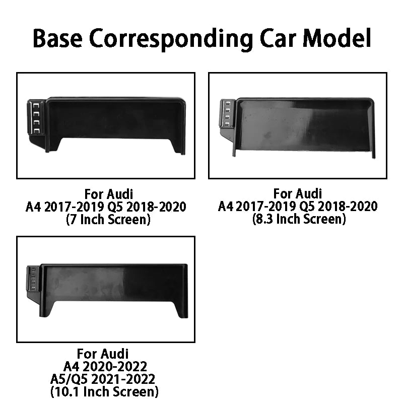 Special Screen Car Mobile Phone Holder For Audi A4 A5 Q5 7-10.1 Inch Screen GPS Navigation Holder Car Accessories