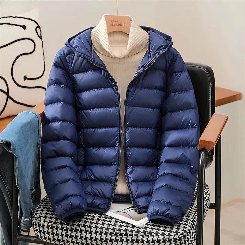 Ultralight Korean Hooded Puffer - P12 Hub Europe