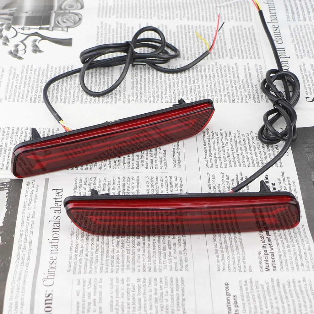 Car Flashing 2Pcs Led Brake Lights Rear Bumper Lamp Reflector Tail Lamp for Suzuki Ertiga Ciaz Vitara S-Cross SX4 Splash