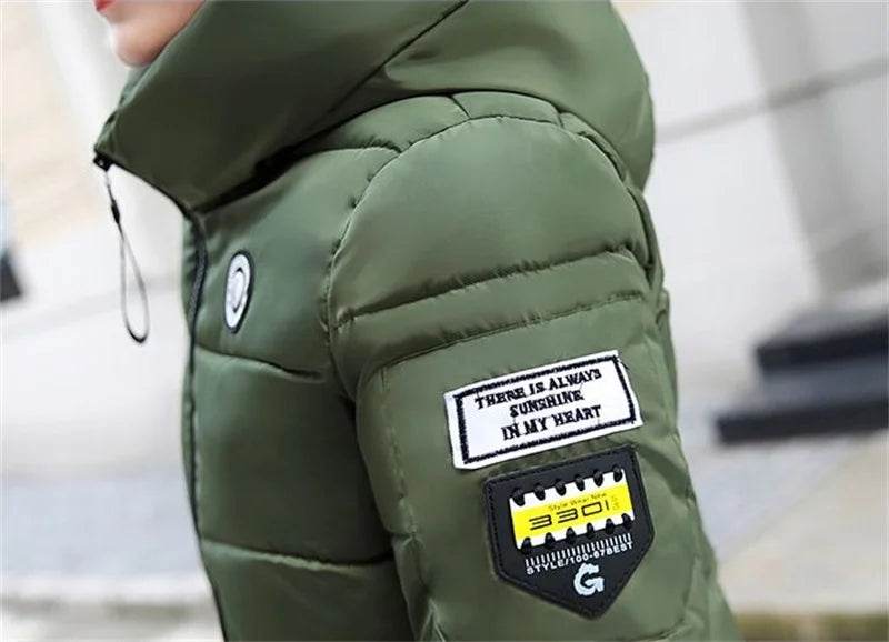 Warm Hooded Winter Parka - P12 Hub Europe