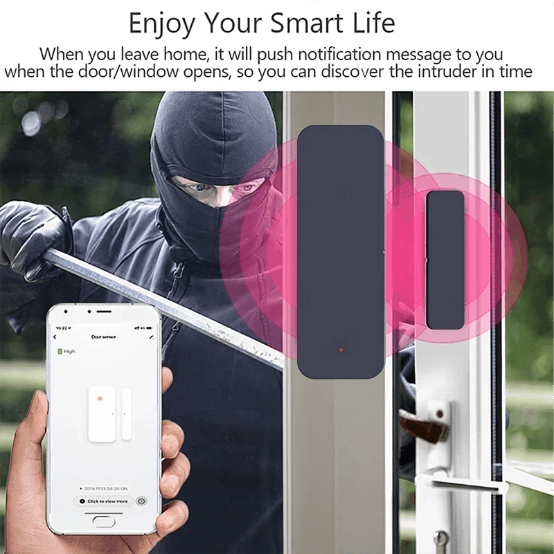 Sensor Door Tuya Zigbee WiFi Smart - P12 Hub Europe