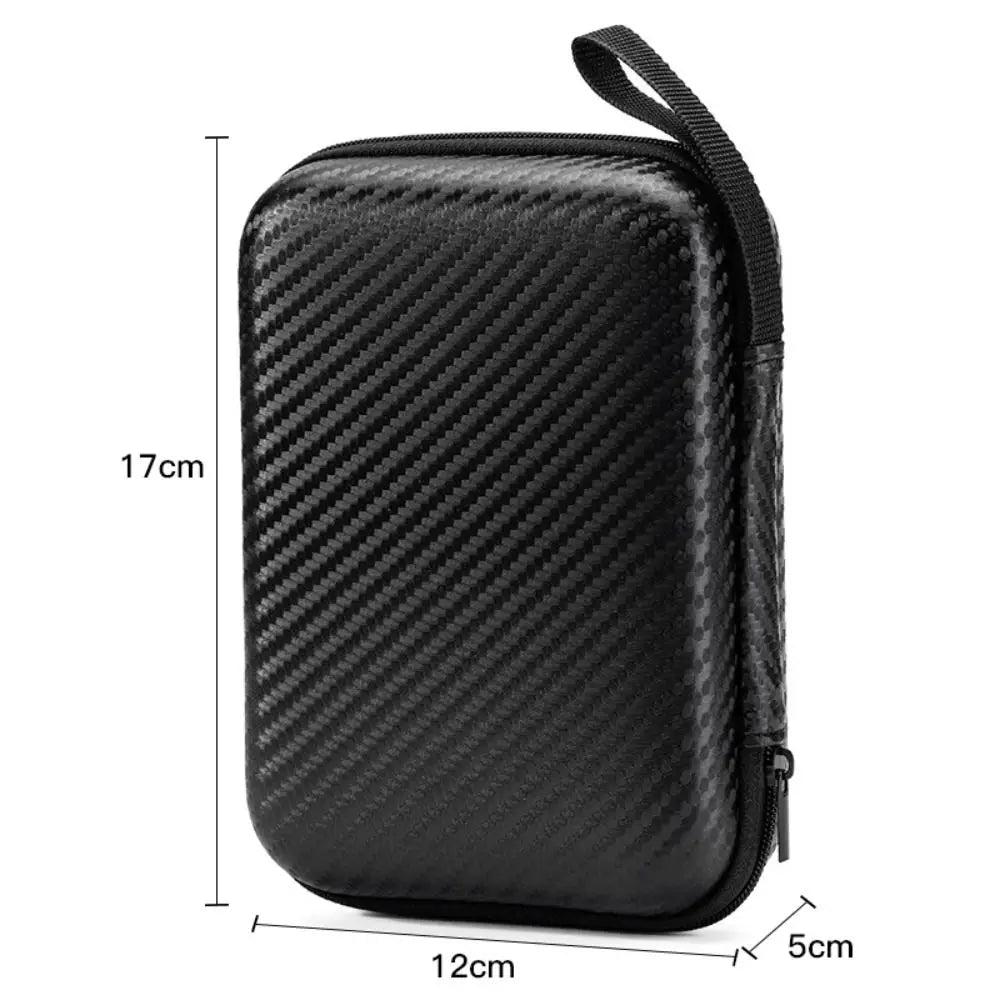 Portable EVA Phone Charger Shaver Zipper Bag Protection Case Hard Disk Data Cable Headphone Storage Pocket Pouch