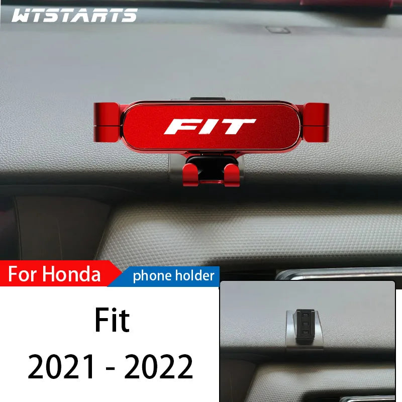 Car Phone Holder Mount Stand For Honda Fit 2008-2022 Adjustable GPS Navigation Mobile Phone Bracket Car Lnterior Accessories