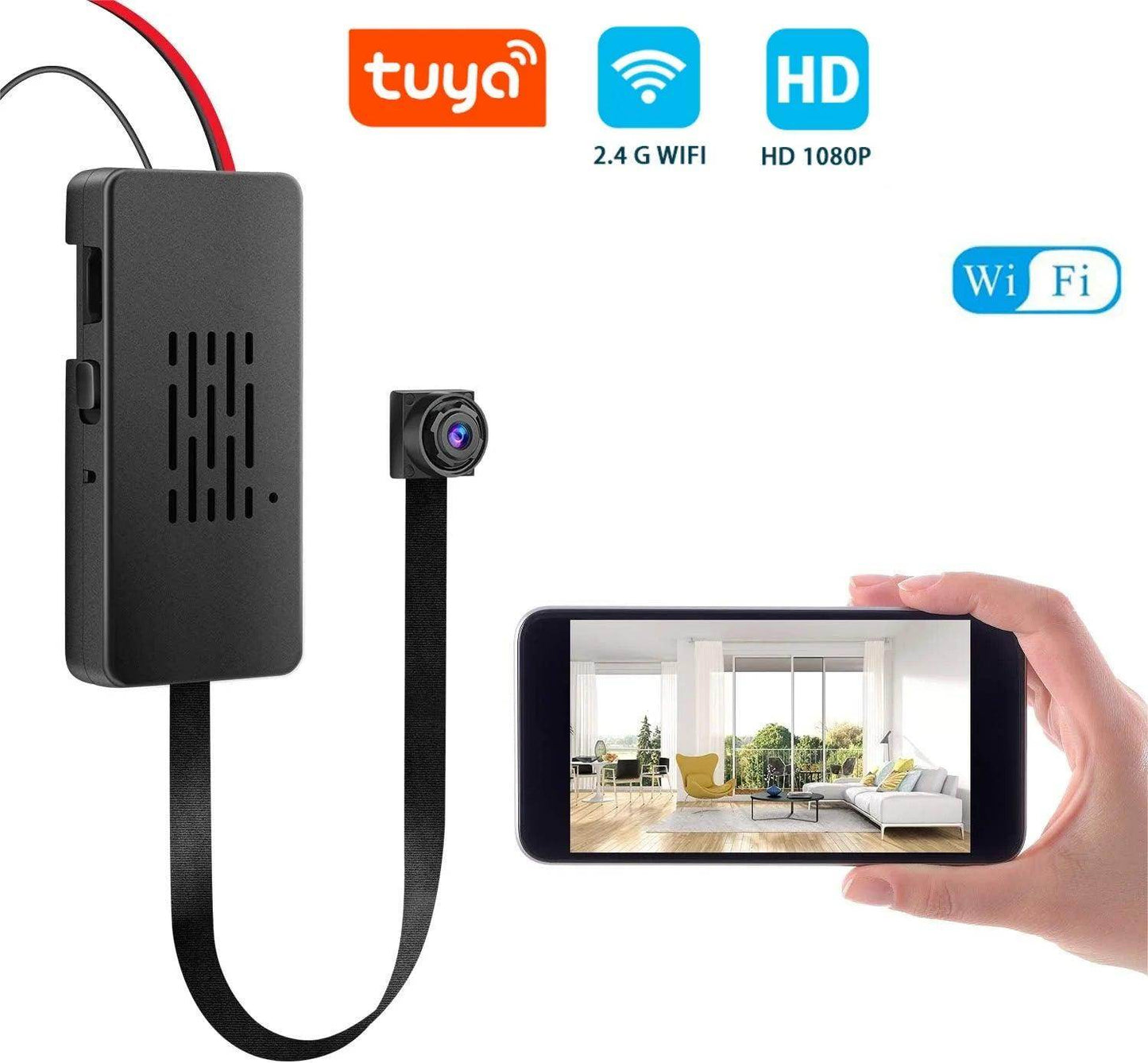 Mini Camera 1080P WiFi DIY Remote View, Auto Alarm - P12 Hub Europe