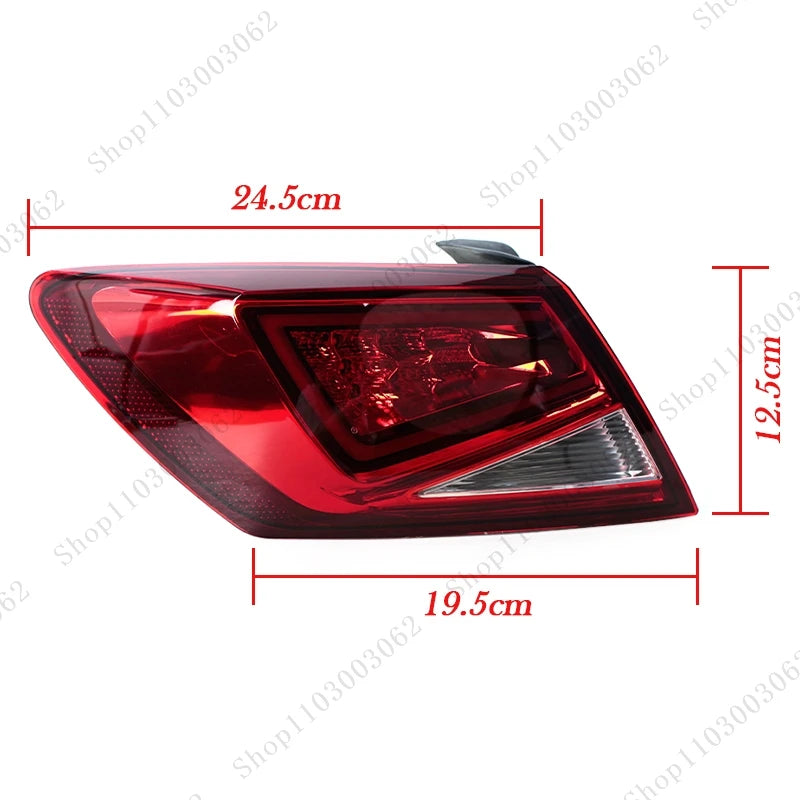 Tail lights For Seat Leon 2013-2017 2017-2021 Auto Parts Rear Bumper Headlight Assembly Turn Signal Brake Warning Light