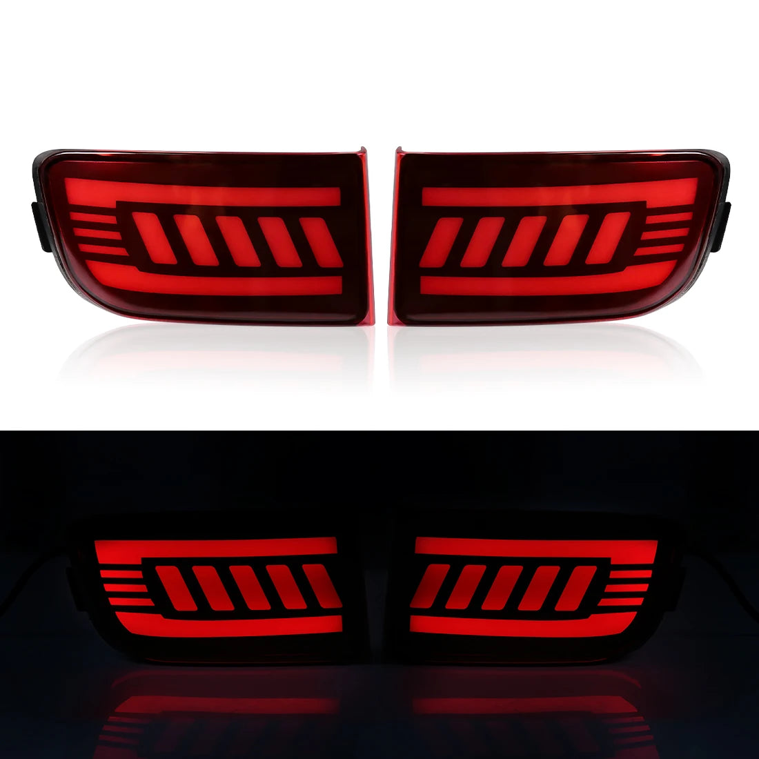 Car LED Rear Bumper Light Brake Turn Signal Lamp For Toyota Prado 120 FJ120 LC120 J12 4Runner 2003 2004 2005 2006 2007 2008 2009
