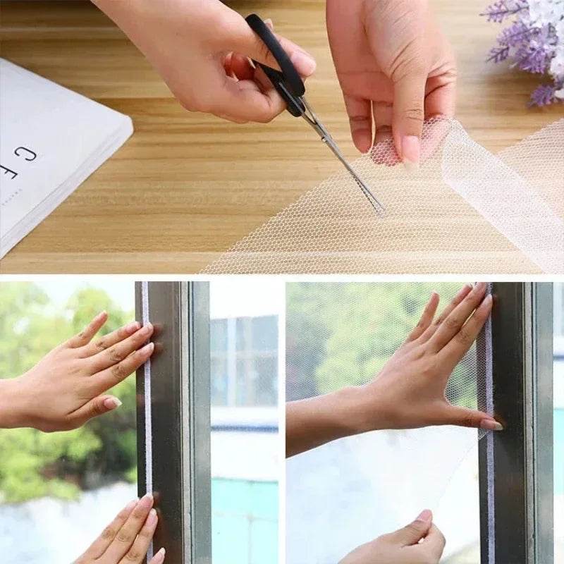 Simple Anti Mosquito No Need to Punch Holes Mosquito Net Window Self-adhesive Type Anti-mosquito Screens Home Textile Garden - P12 Hub Europe