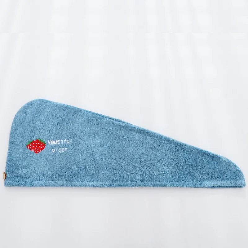 1pc Quickly Dry Hair Hat Super Absorbent Soft Bathroom Women Head Towels Girls Cute Hair Towel Hair Dry Wrap Bonnets - P12 Hub Europe