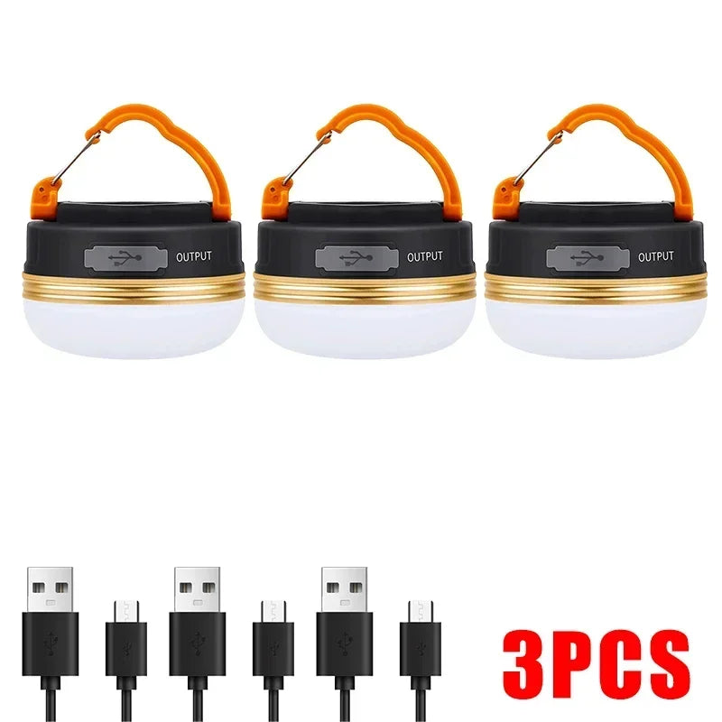 10W COB+LED Camping Lantern 3 Lighting Modes Rechargeable Flashlight Portable Tents Lamp Outdoor Hiking Fishing Hanging Light