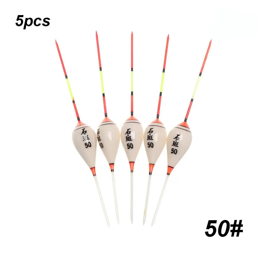 5pcs New Fishing Floats Balsa Flotteur Balsa Wood Wooden Floats Durable Portable Exquisite High Quality Floats Hot 3# 4# 10#