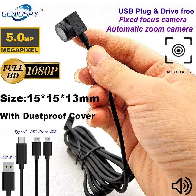 Mini USB Camera 5MP/2MP, Auto/Fixed Focus, Wide Angle - P12 Hub Europe