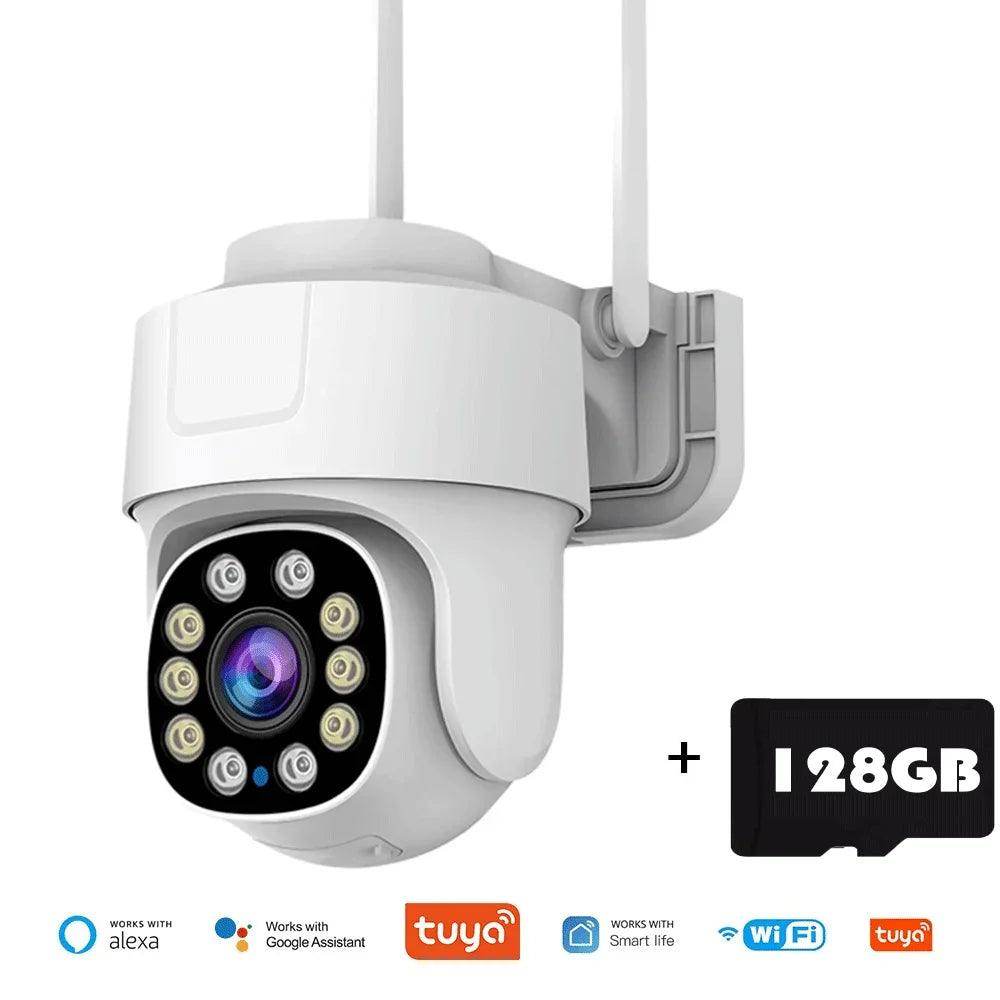 Camera Tuya PTZ WiFi 5MP, 10x Zoom, Color Night, Audio - P12 Hub Europe