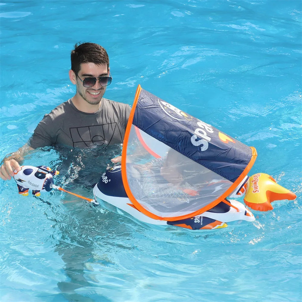 Swimbobo Inflatable Baby Swimming Float Water Toy Swimming Floats Trainer Child Swim Pool Ring PVC Children Floating For Summer