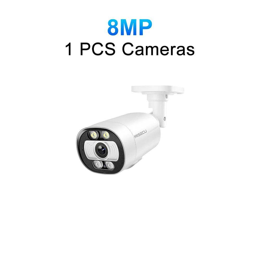 Camera PEO 4K 8MP Bullet AI Detect, Color Night, H.265, IP66 - P12 Hub Europe