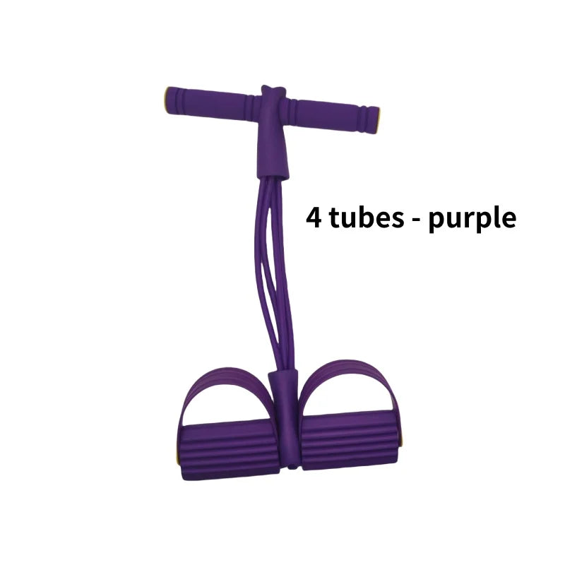 Multifunction Tension Rope Resistance Band Elastic Pedal Puller Leg Stretching Slimming Training Portable Fitness Equipment