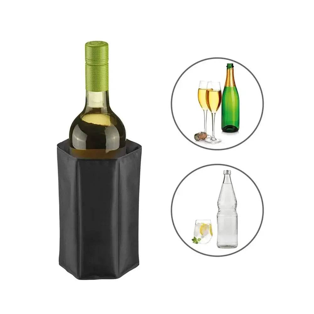 Wine Cooler Sleeve Wine Bottle Chiller Ice Pack Adjustable Bottle Wrap Keep Cool Refreshing for Red White Champagne Sparkling - P12 Hub Europe