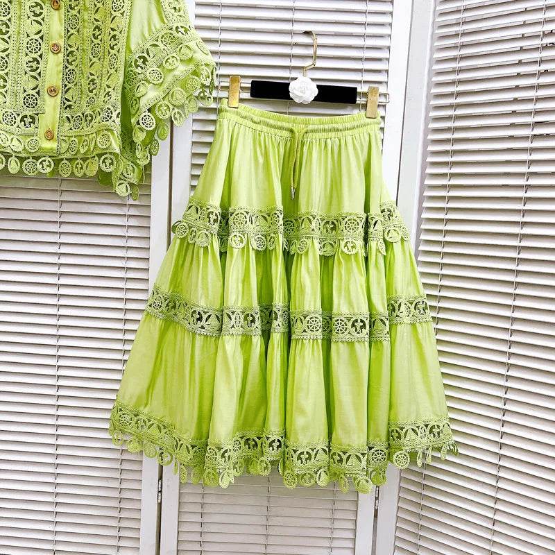 Hollow Out Skirt Set - P12 Hub Europe