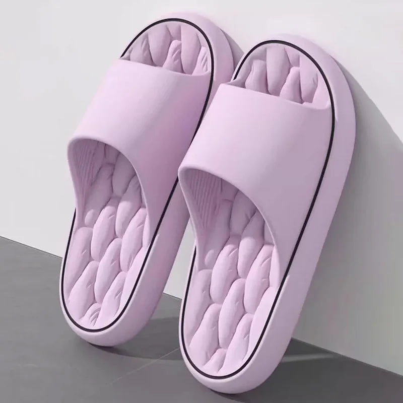 Slippers for men summer outdoor wear 2024 new indoor home bathroom non-slip wear-resistant beach sandals for women