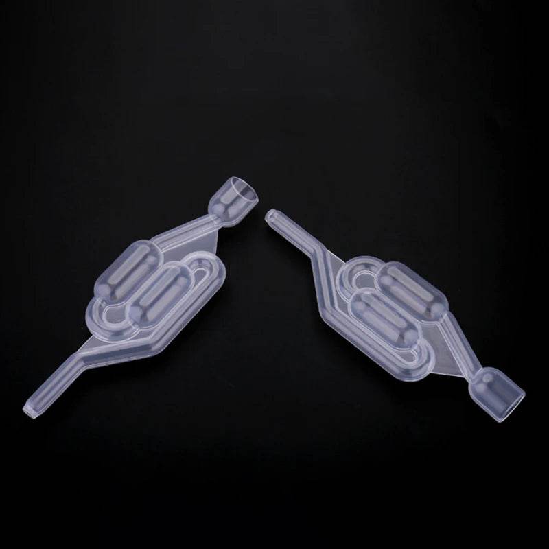 5 Pieces S-Shape Airlocks ,Homebrew Bubble Airlock Carboys Stopper & Fermenter Seal Valve with Food Grade Grommets Wine Making - P12 Hub Europe