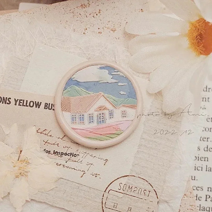 Conch Love Rose Stamp Copper Fire Seal Head Invitation Gift Craft Toy Fine Carving Seal Shaped Relief Envelope Seal Craft Toy
