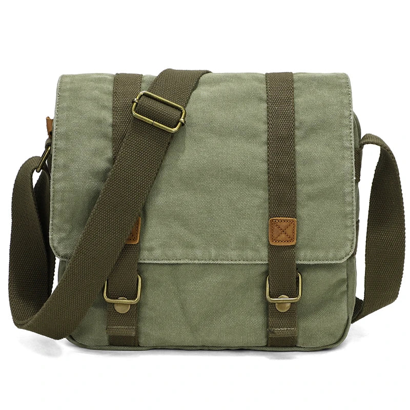 Fashion Canvas Single Shoulder Bag Men Women Unisex Travel Crossbody Bag Outdoor Casual Satchel Vintage Messenger Bags