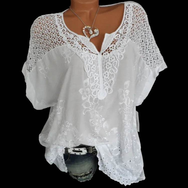 Summer Women's Lace Blouse - P12 Hub Europe
