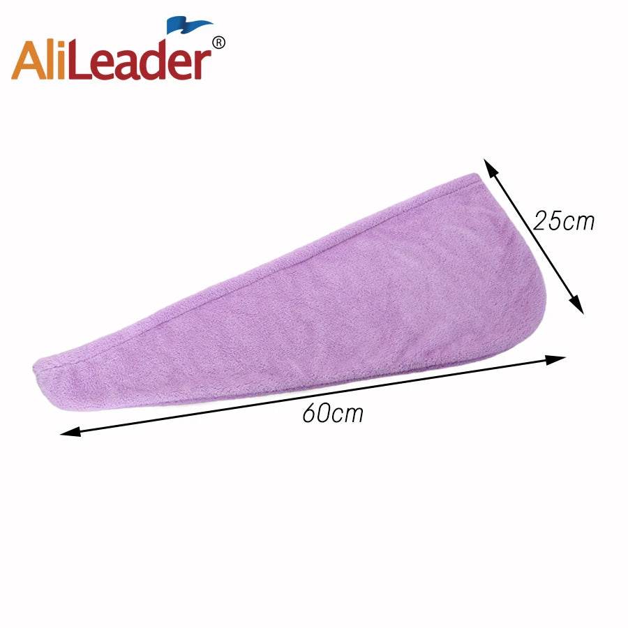 Quick-dry Hair Towel Women Hair Drying Hat Cap Hat Bath Hat Microfiber Solid Towel Cap Super Absorption Turban Hair Dry Cap - P12 Hub Europe