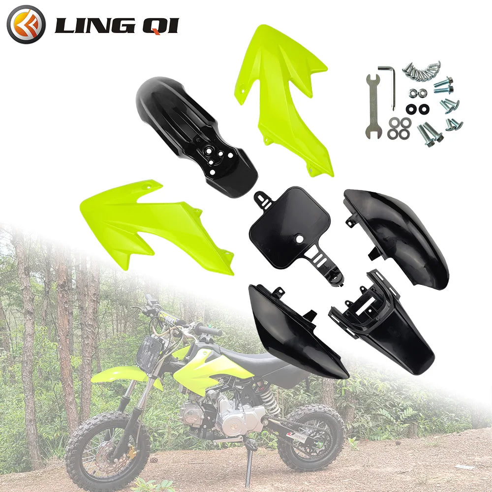 LINQ QI Plastic Fairing Body Kits Fit to CRF50 XR50, For CRF 50 Pit Dirt Motor Trail Bike 50cc 70cc 90cc 110cc 125cc 140