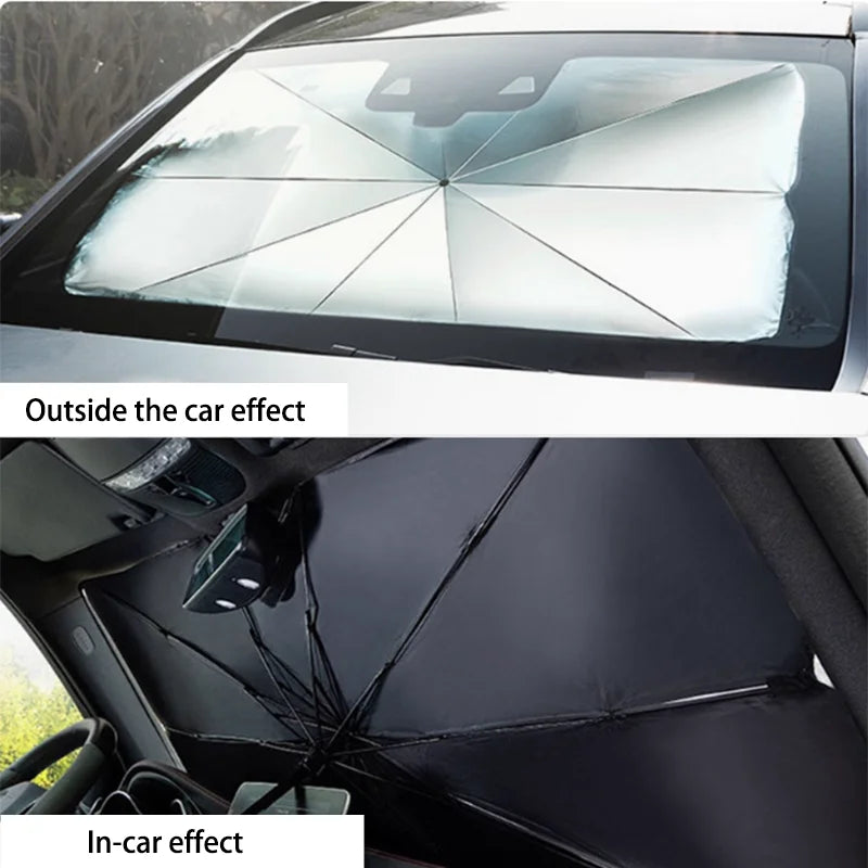 2025 car parasol sunshade sun protection thermal insulation front baffle windshield cover cool interior front panel new model