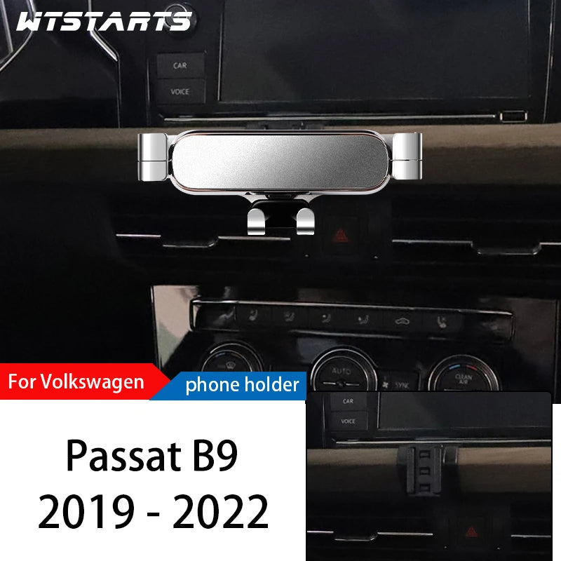 Car Phone Holder Mount Stand For Volkswagen Passat B7 B8 B9 2011-2022 Adjustable GPS Navigation Mobile Phone Bracket Accessories