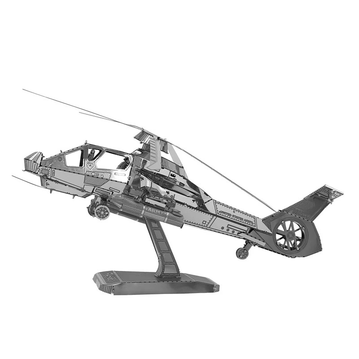 Plane 3D Metal Puzzle Model Kit DIY Laser Cut Puzzles Jigsaw Toy For Children