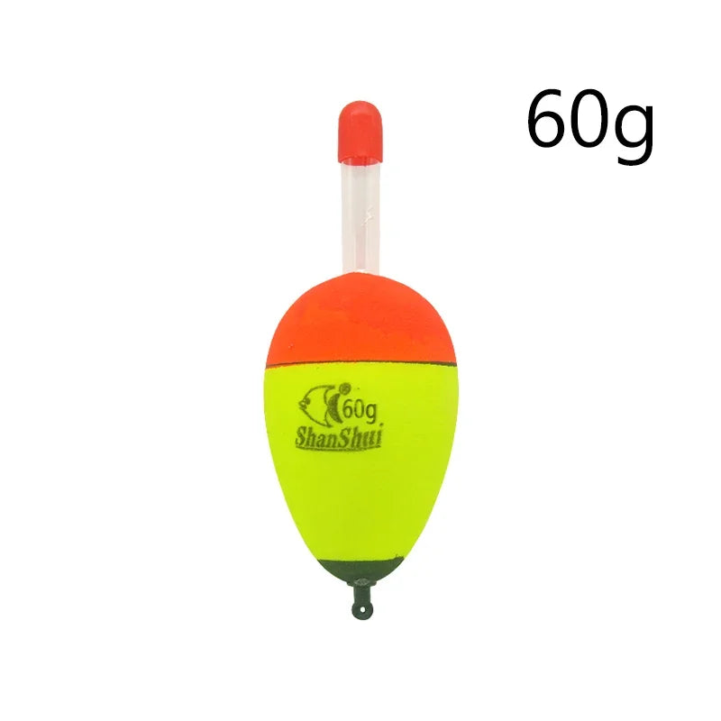 2/5/6Pcs EVA Luminous Fishing Night Float Light Stick Foam Plastic Bobber Sea Rock Fishing Floats Buoyancy Bobber