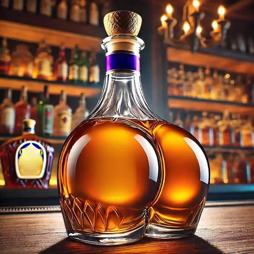 Creative Whiskey Bottle Decanter Realistic Novelty Glass Jug Liquor Bottle Whiskey Wine Brandy Scotchs Bourbon Vodka Decanter - P12 Hub Europe